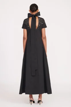 STAUD ILANA DRESS  BLACK SILVER BLACKSILVER Online