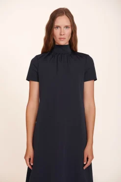 STAUD ILANA DRESS   NAVY