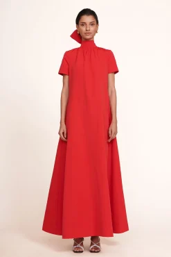 STAUD ILANA DRESS   POINSETTIA Online