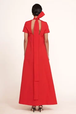 STAUD ILANA DRESS   POINSETTIA Online