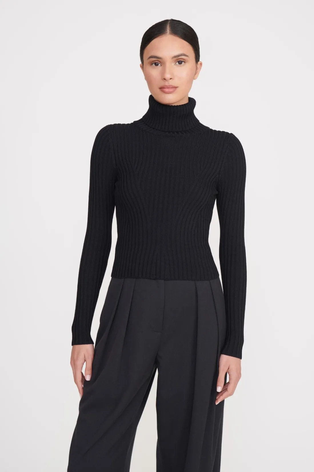 STAUD JACE TOP BLACK Outlet