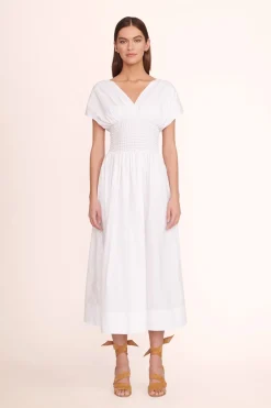 STAUD JACKSON DRESS WHITE Online