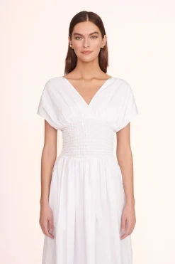 STAUD JACKSON DRESS   WHITE Online