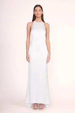 STAUD JANET DRESS WHITE New