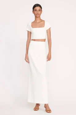 STAUD JEREMIAH SKIRT IVORY Outlet