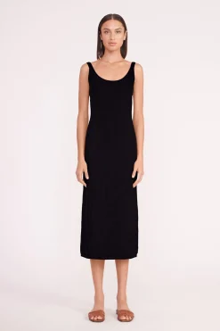 STAUD JESSICA COVERUP DRESS   BLACK Discount