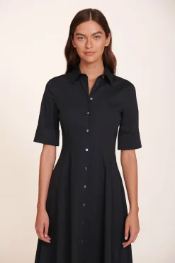STAUD JOAN MAXI DRESS   BLACK