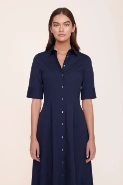 STAUD JOAN MAXI DRESS   NAVY Discount