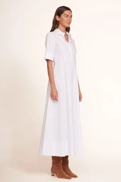 STAUD JOAN MAXI DRESS   WHITE Best