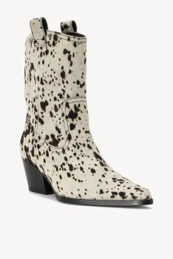STAUD JUNE BOOT  BLACK WHITE HAIRCALF BLACKWHITEHAIRCALF Outlet
