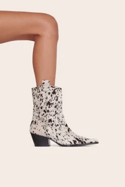 STAUD JUNE BOOT  BLACK WHITE HAIRCALF BLACKWHITEHAIRCALF Outlet