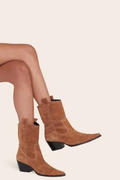 STAUD JUNE BOOT  TAN SUEDE TANSUEDE Discount