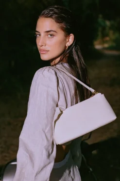 STAUD KAIA SHOULDER BAG   CREAM New