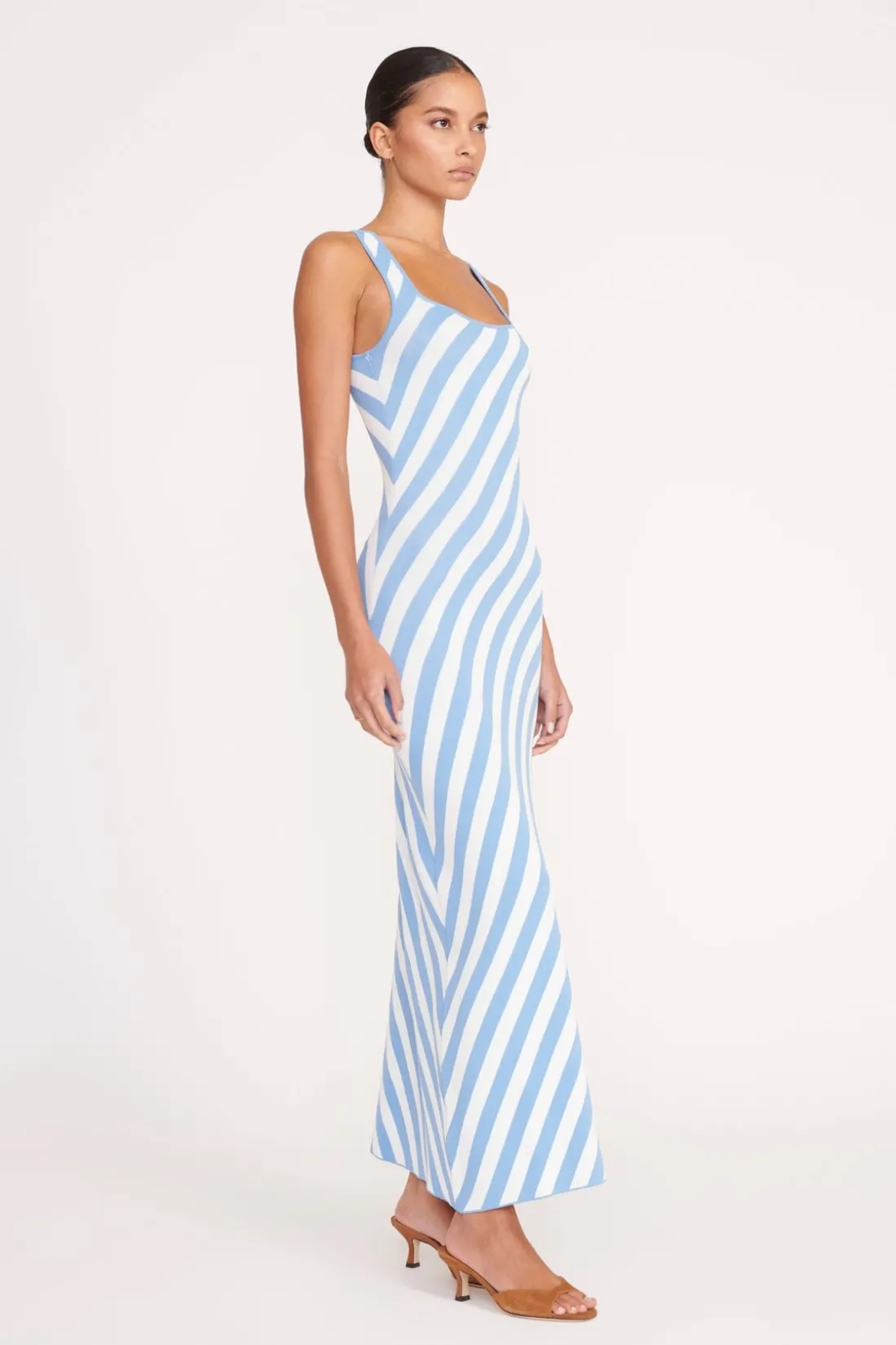 STAUD KATIE DRESS BLUE SEASHORE STRIPE BLUESEASHORESTRIPE Outlet