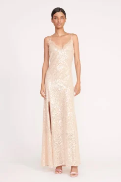 STAUD KEZIA DRESS   BEIGE Hot