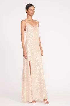 STAUD KEZIA DRESS   BEIGE Hot
