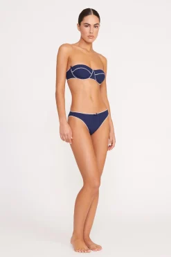 STAUD KIT BIKINI BOTTOM  NAVY WHITE NAVYWHITE Outlet