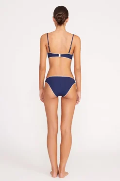 STAUD KIT BIKINI BOTTOM  NAVY WHITE NAVYWHITE Outlet