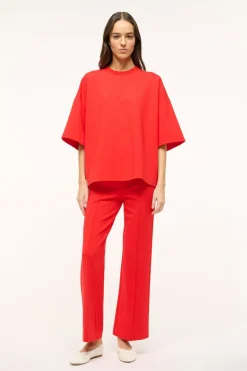 STAUD KNACK PANT  RED ROSE REDROSE Hot
