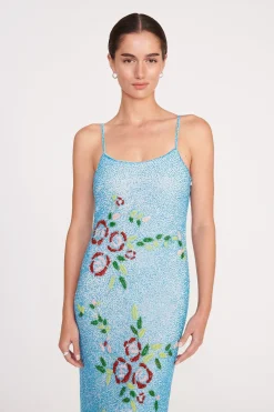 STAUD KOI DRESS  DIAMOND ROSE DIAMONDROSE New