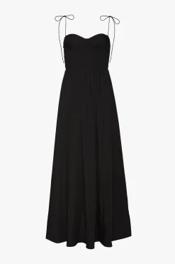 STAUD LANDRY DRESS   BLACK New