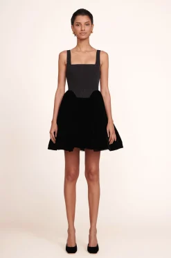 STAUD LANDSCAPE DRESS   BLACK Outlet