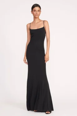 STAUD LAUREN DRESS   BLACK Best