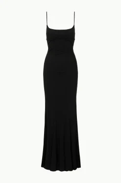 STAUD LAUREN DRESS BLACK Best