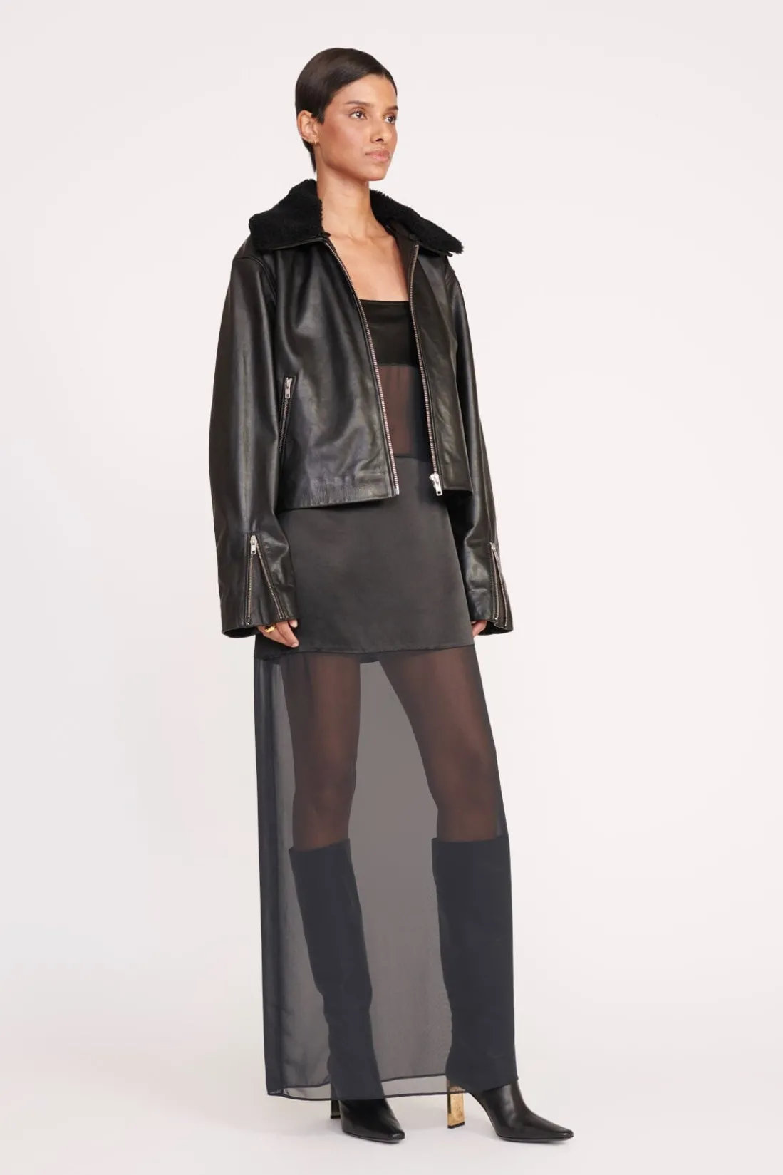 STAUD LENORA JACKET BLACK Hot