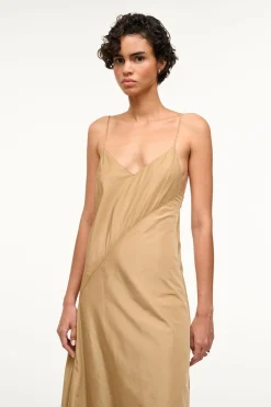 STAUD LEONARDO DRESS   FAWN Hot