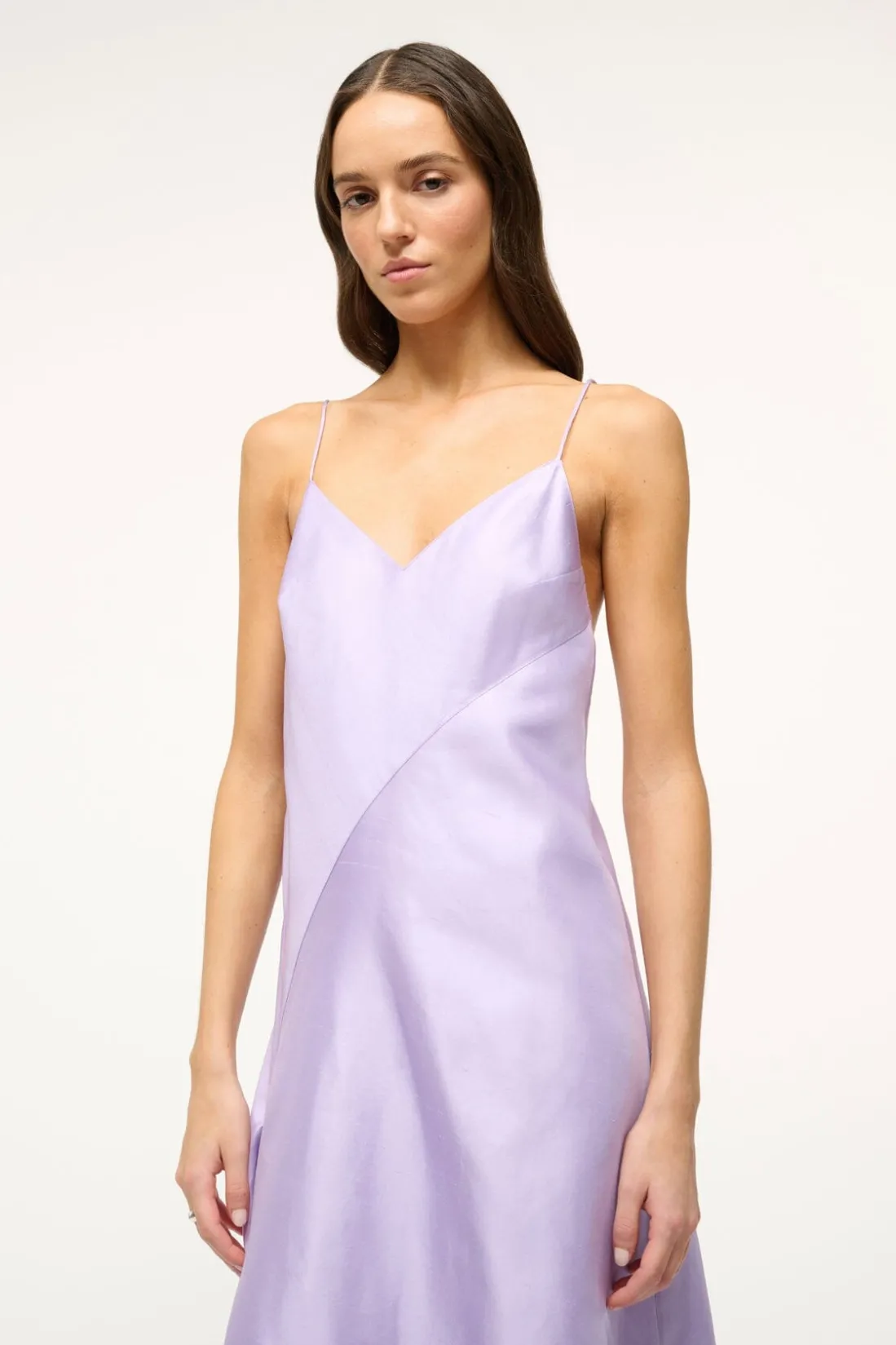 STAUD LEONARDO DRESS LILAC Outlet