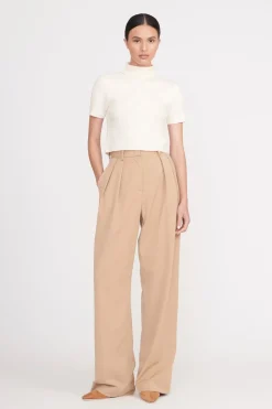 STAUD LILOU SWEATER   IVORY Best