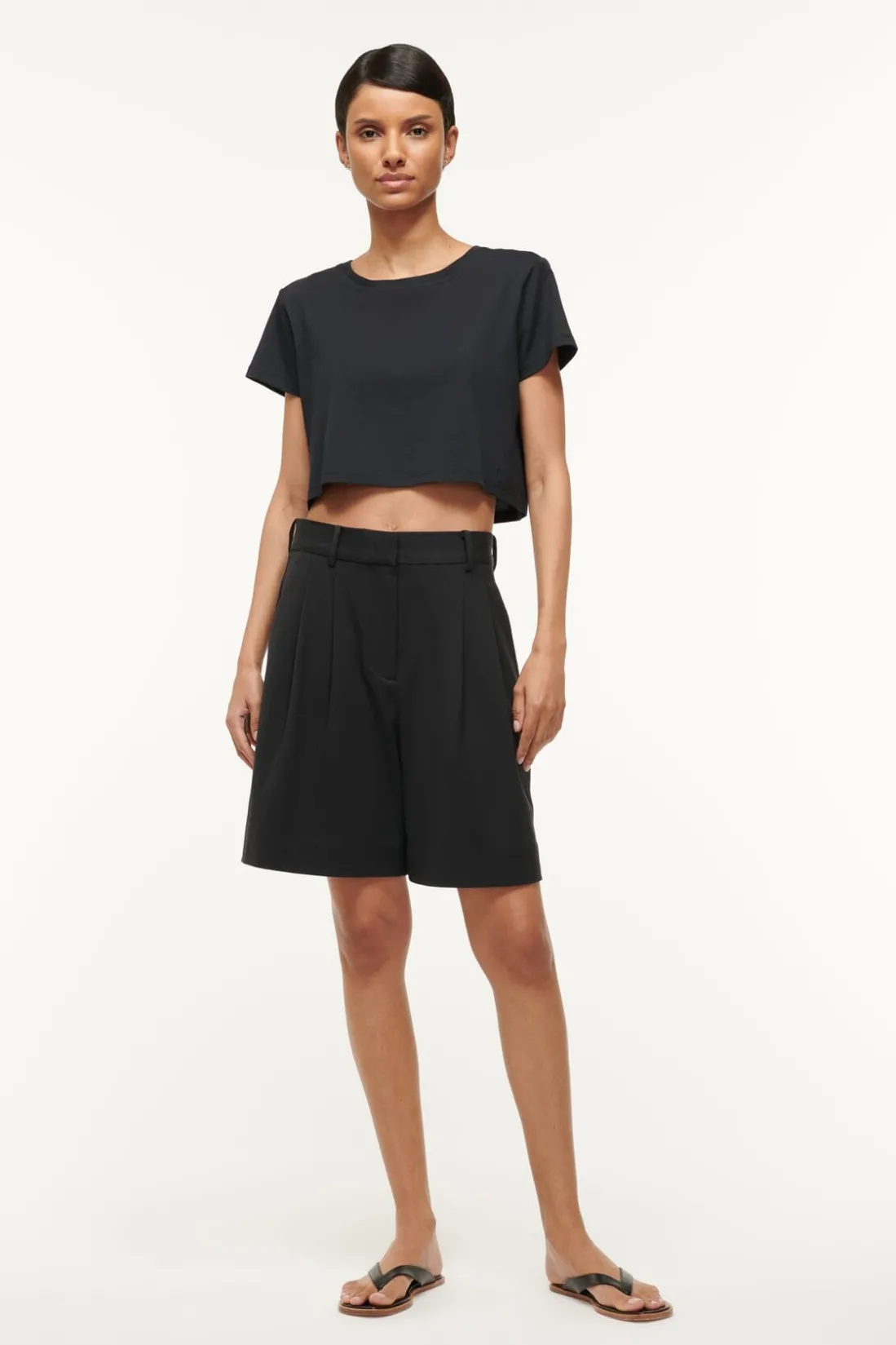 STAUD LONG LUISA SHORT BLACK Hot