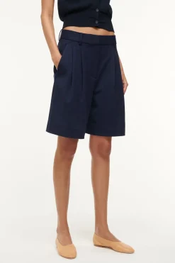 STAUD LONG LUISA SHORT   NAVY