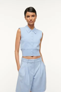 STAUD LONG LUISA SHORT   PERIWINKLE Sale