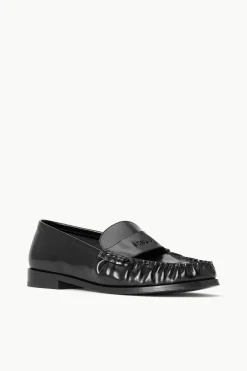 STAUD LOULOU LOAFER   BLACK Discount