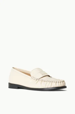 STAUD LOULOU LOAFER   CREAM Best