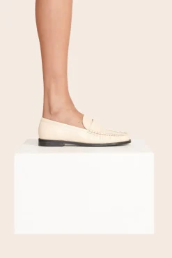 STAUD LOULOU LOAFER   CREAM Best