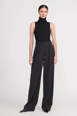 STAUD LUISA PANT  BLACK SUITING BLACKSUITING Hot
