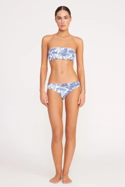 STAUD MALA BIKINI TOP  BLUE TOILE BLUETOILE Outlet