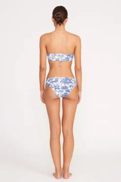 STAUD MALA BIKINI TOP BLUE TOILE BLUETOILE Outlet