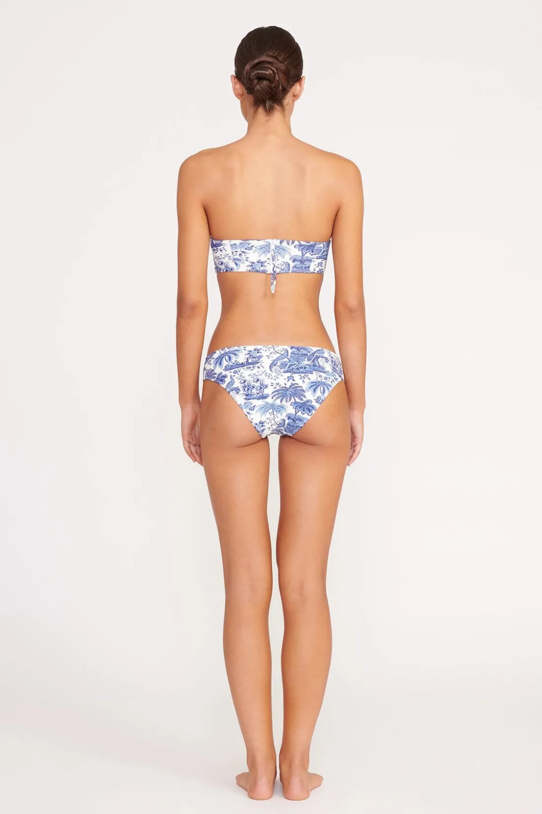 STAUD MALA BIKINI TOP BLUE TOILE BLUETOILE Outlet
