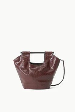 STAUD MAR MINI BUCKET BAG   MAHOGANY Outlet