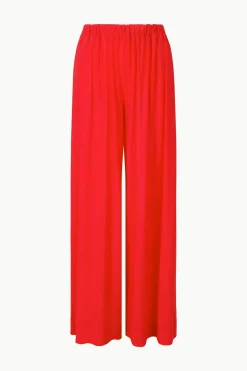 STAUD MARZA COVERUP PANT  RED ROSE REDROSE