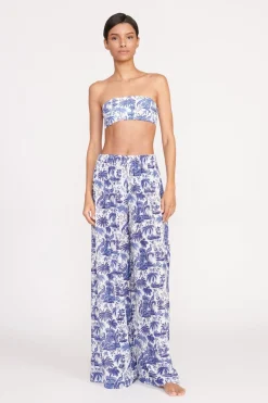 STAUD MARZA PANT  BLUE TOILE BLUETOILE Discount