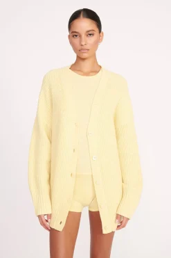 STAUD MATILDA CARDIGAN  LEMON DROP LEMONDROP Hot