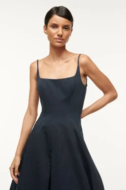 STAUD MAXI JOLI DRESS   NAVY Sale