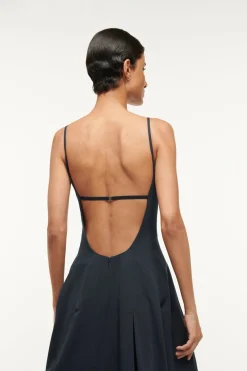 STAUD MAXI JOLI DRESS   NAVY Sale