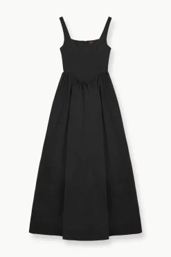 STAUD MAXI LANDSCAPE DRESS   BLACK Outlet