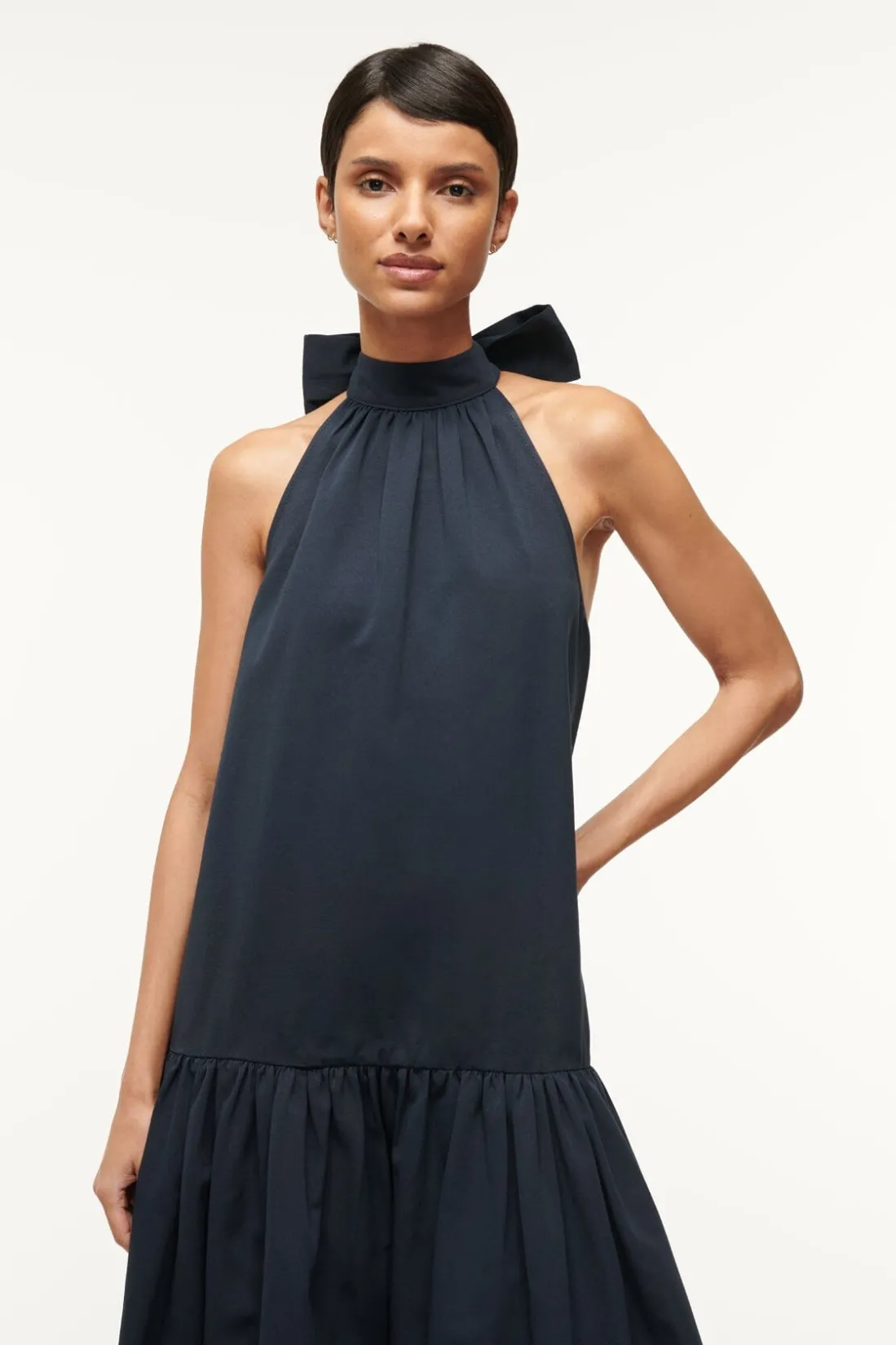 STAUD MAXI MARLOWE DRESS NAVY Discount